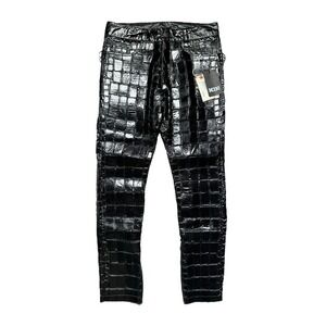 KTZ Croc Scale zip bottom trouser